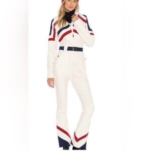 Perfect Moment Tignes Stripe One Piece Ski Suit - Size Small
⭐ Worn Once! ⭐